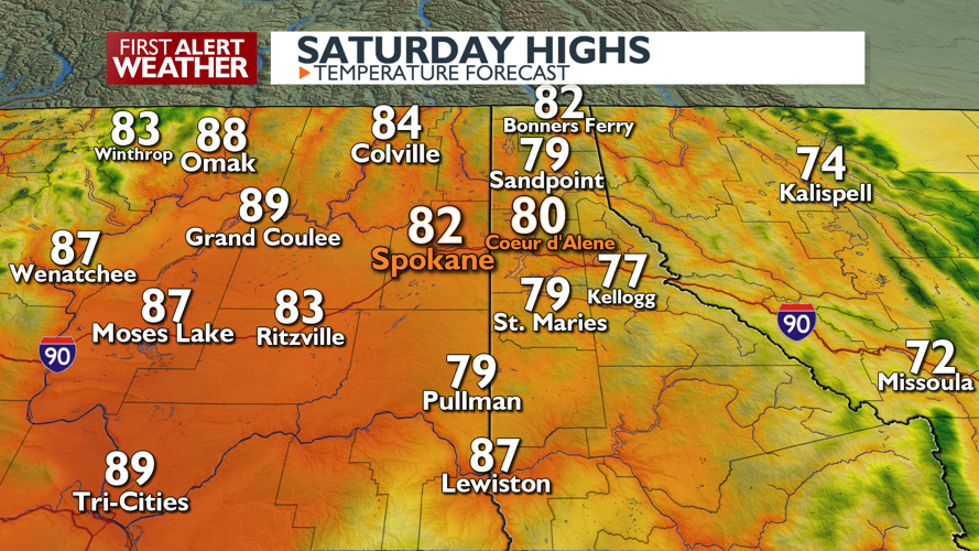 Sunny weekend ahead with warm afternoon temperatures - Matt | Weather ...