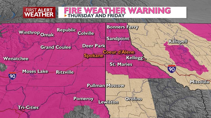⚠WEATHER ALERT DAY: Hot, dry and breezy weather produce critical fire ...