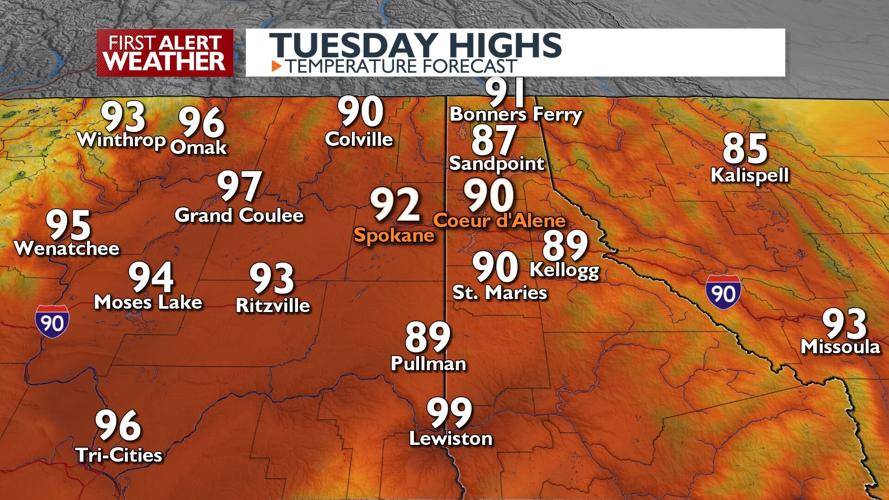 🌤️Hazy sunshine and highs in the lower 90s for Tuesday - Kris | News ...