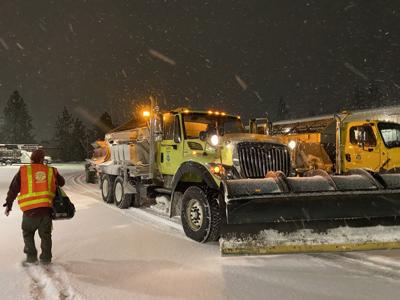 Snow crews working throughout Inland Northwest to clear area roads ...