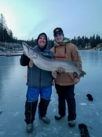 Ice fisherman reels in 31-pound northern pike on Hayden Lake, Local News