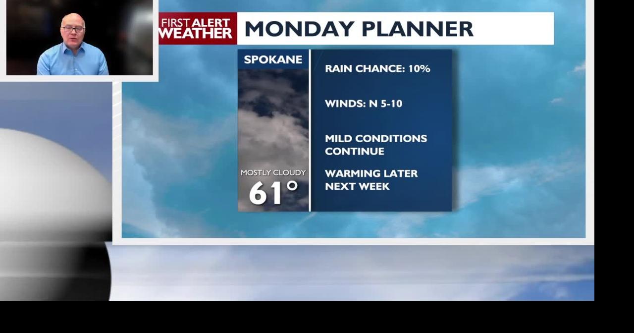 A mild Monday will start your work week in the Spokane area | Video ...