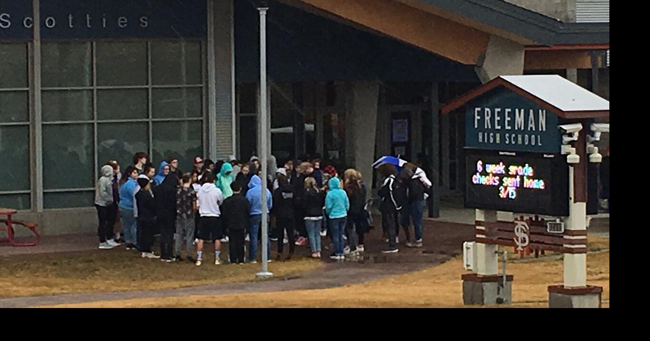Freeman students honor murdered classmate as part of school walkout ...