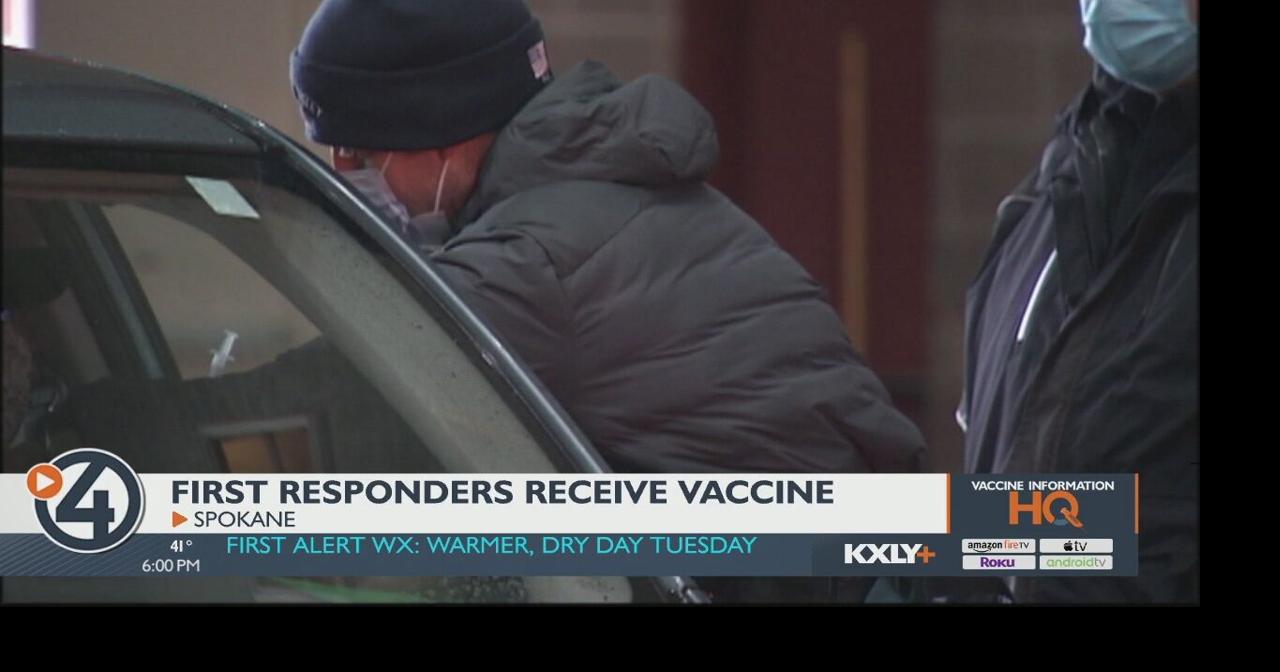 First responders get first doses of COVID vaccine | Coronavirus | kxly.com