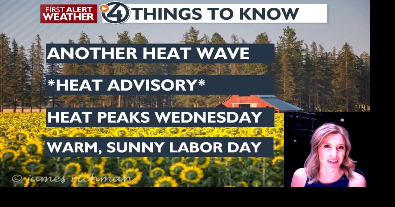 A heat wave is bringing Wednesday’s high temp 20° above the seasonal ...