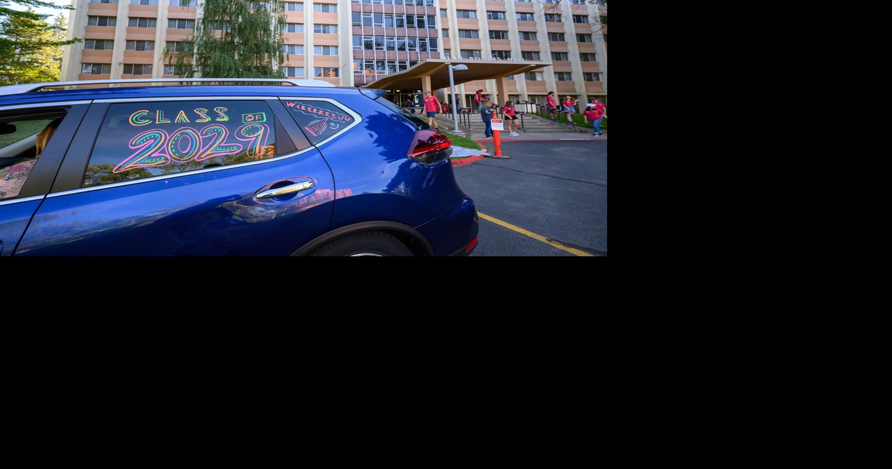 New and returning students beginning moving into Washington State University dorms for fall semester