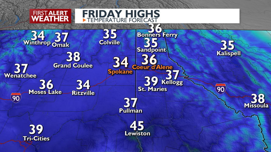 Fog, clouds, and cooler than normal temperatures for Black Friday ...