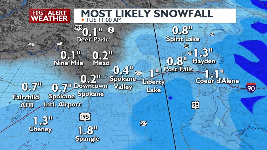 ️Rain will turn to snow late Monday for a slick Tuesday morning commute ...