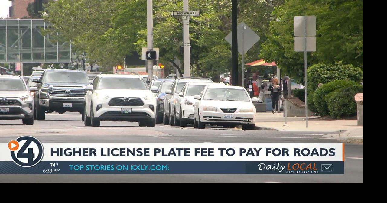 Higher license plate fees to help pay for state transportation package