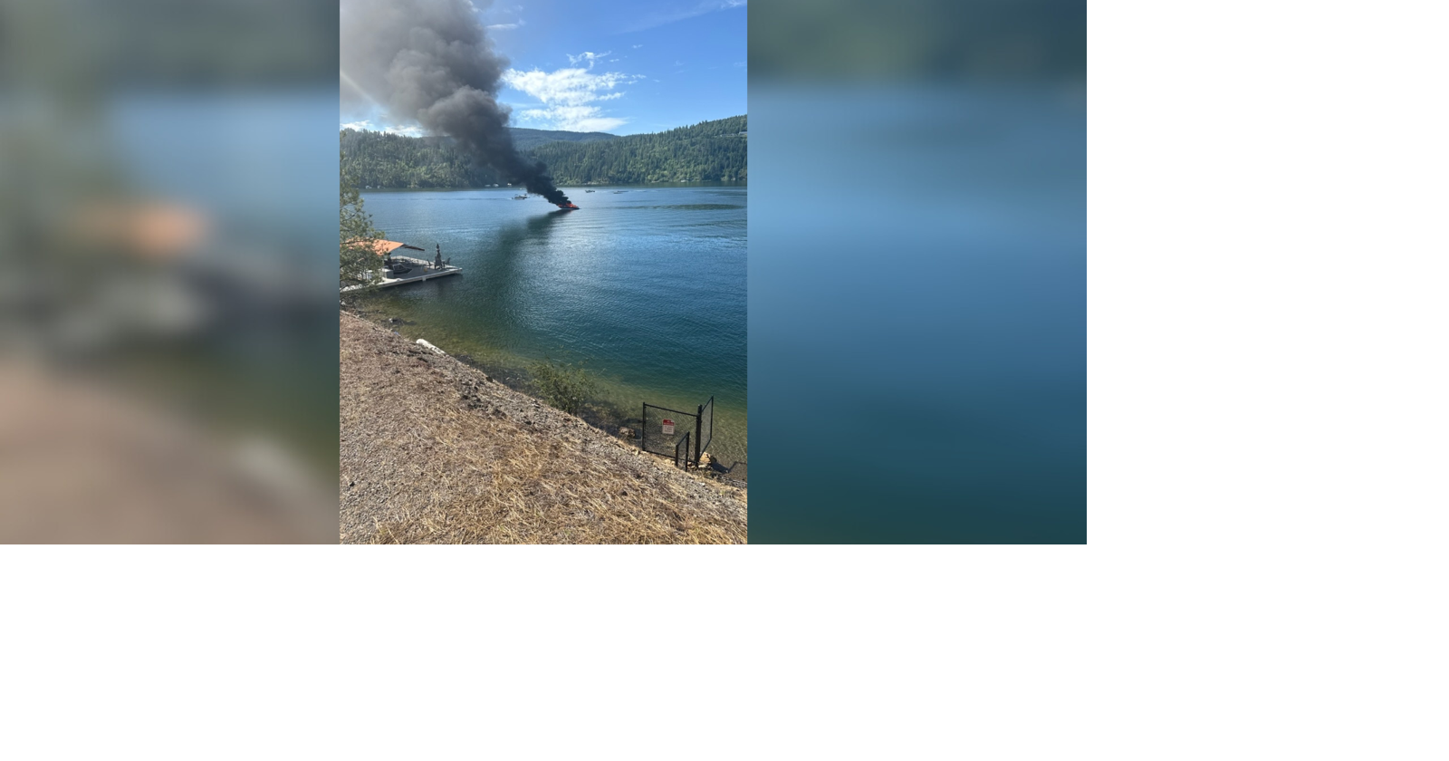 Boat fire near Higgins Point Saturday morning | News | kxly.com