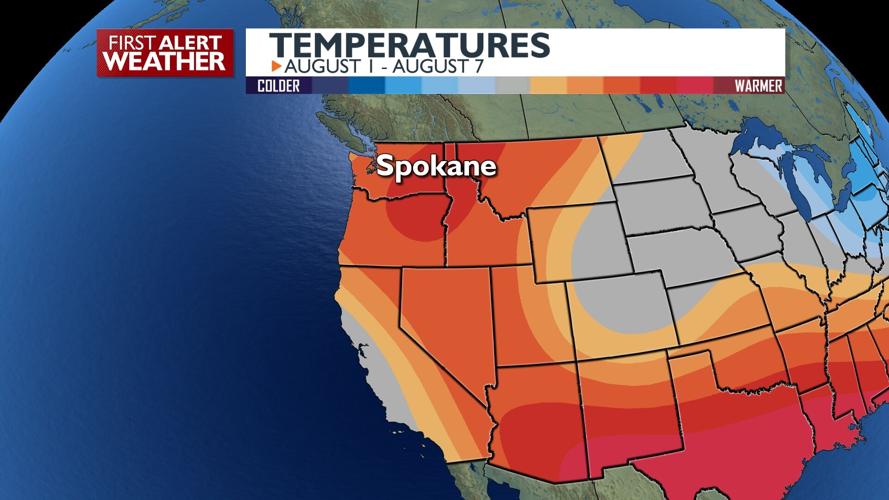 🙂Break from the heat: highs in the upper 70s and lower 80s on Tuesday ...