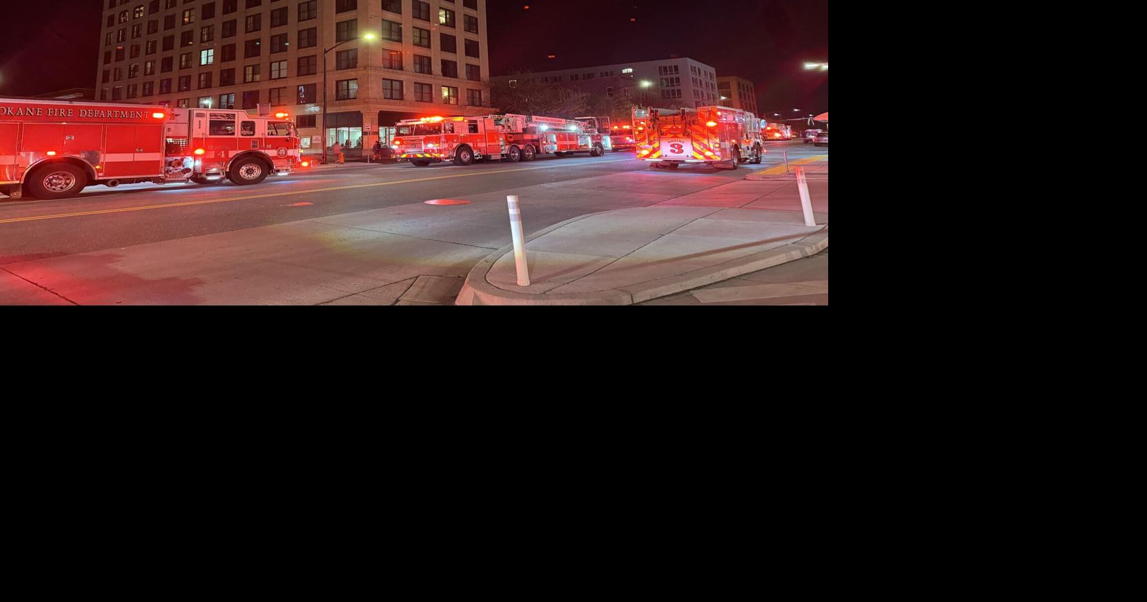 Mattress fire evacuates downtown Spokane apartment building