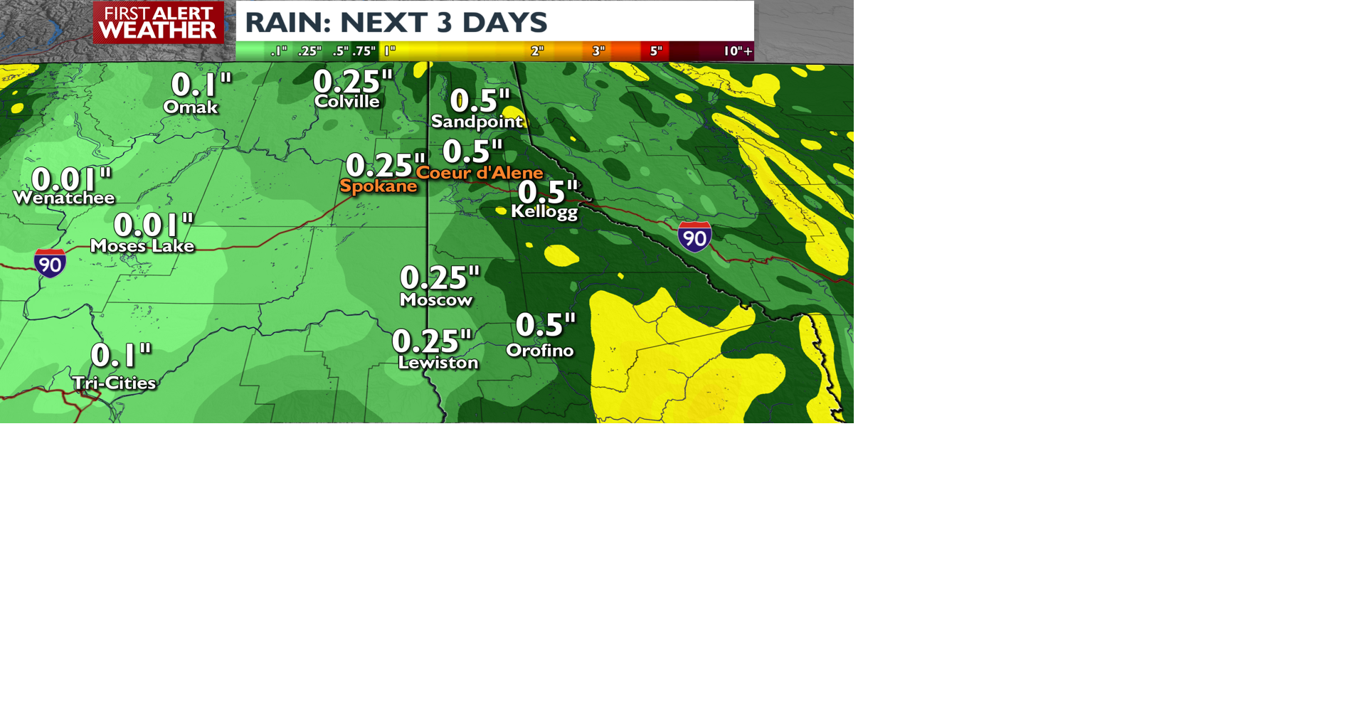 Drying out Friday afternoon before a wet weekend☔☔ | Local News | kxly.com