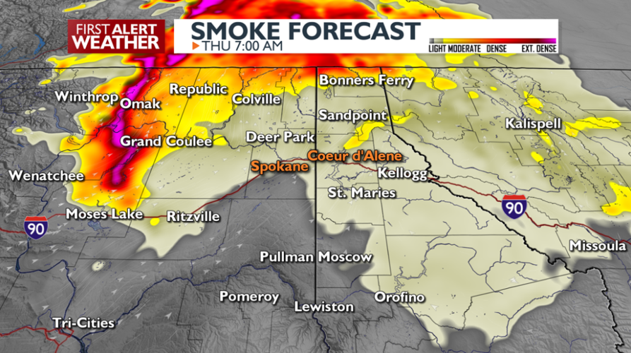 Skies fill with wildfire smoke across the Inland Northwest | Local News ...