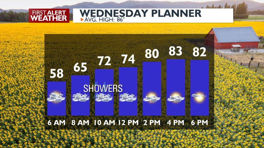 ☂Fingers crossed: a slight chance of needed rain in the Wednesday ...