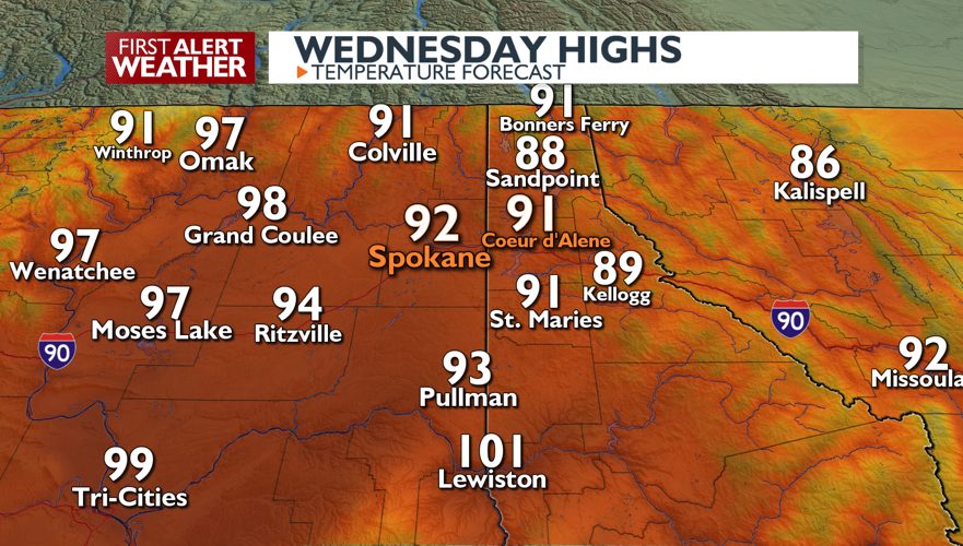 Hot weather moves in...stays for the weekend - Mark | Weather | kxly.com