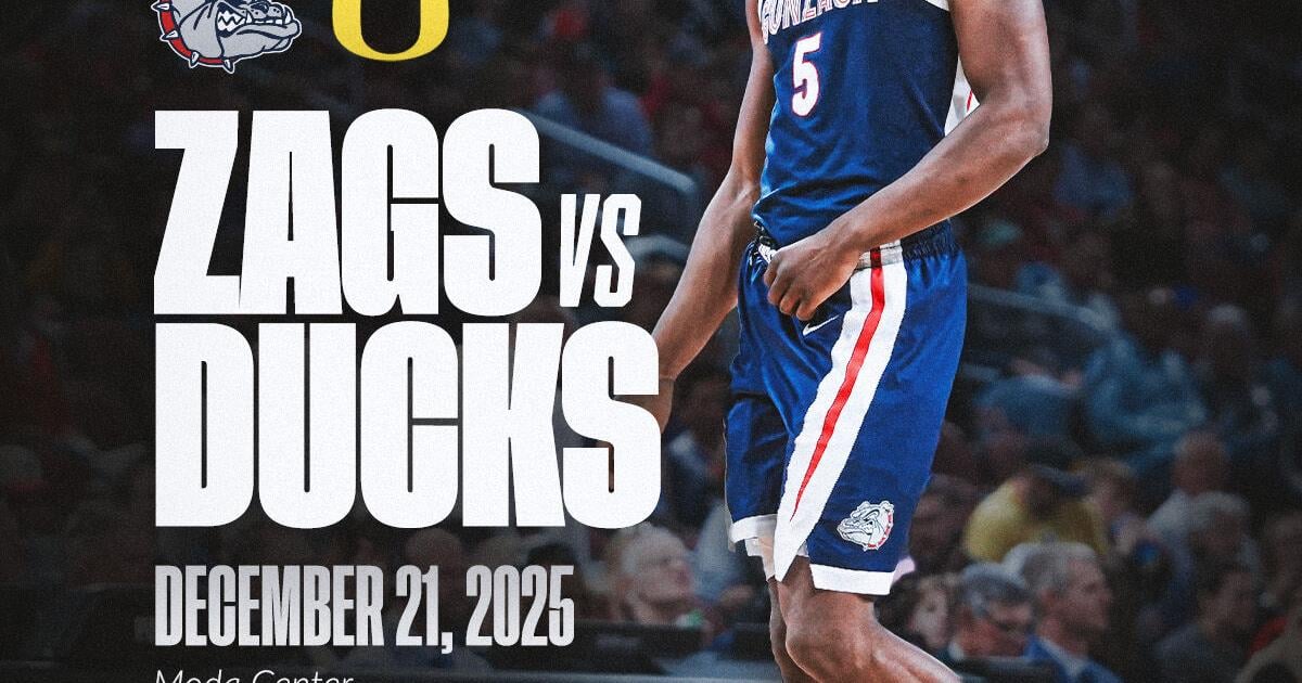 Gonzaga officially schedules matchup vs. Oregon for Dec. 21