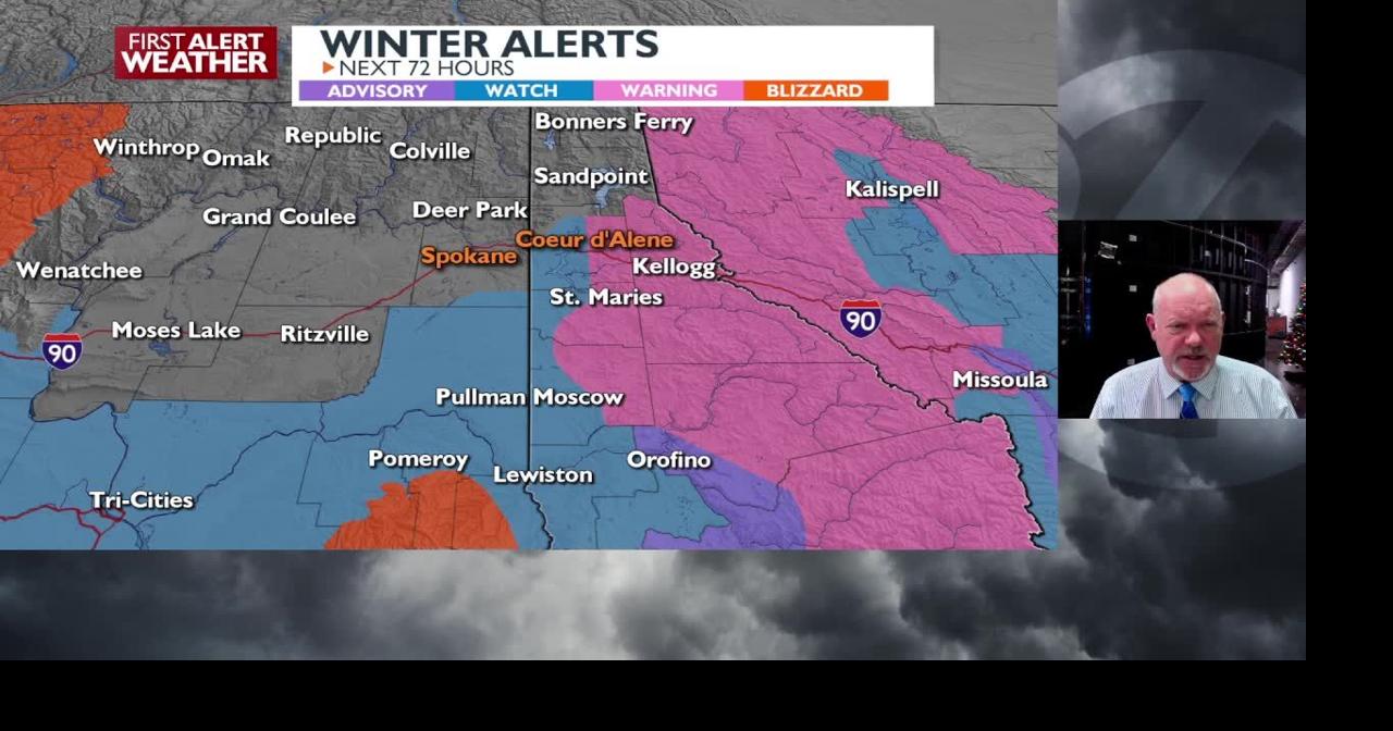 Spokane and Coeur d'Alene forecast for Wednesday - Mark | Video | kxly.com
