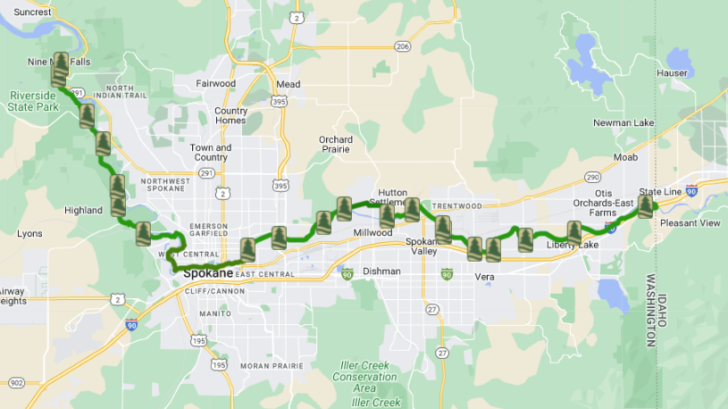Centennial Trail to undergo summer renovation project | News | kxly.com