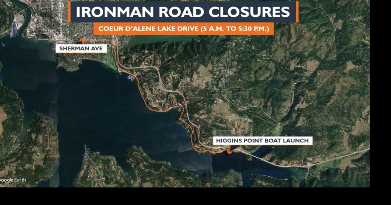 Coeur d’Alene IRONMAN road closures and delays Community Events