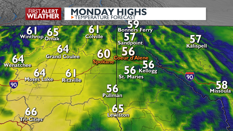 Sunny and mild, then clouds and warmer mid-week - Mark | Weather | kxly.com