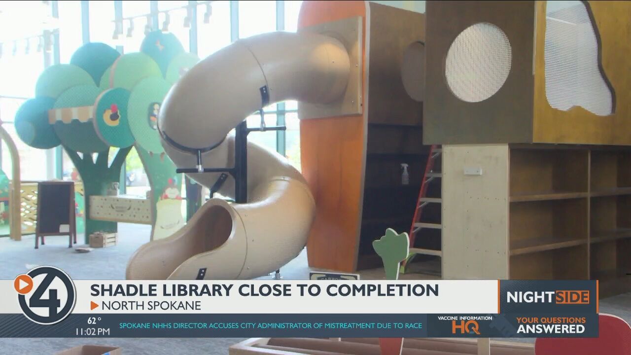 Shadle library renovations close to completion, expected to open this ...