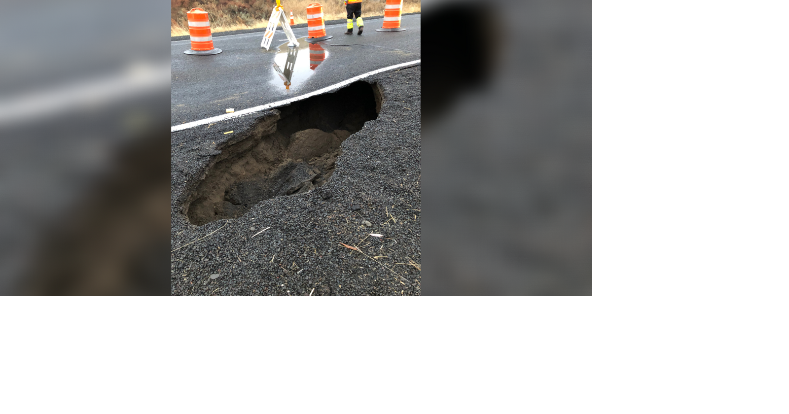 SR 261 near Washtucna to close for monthlong sinkhole repair News