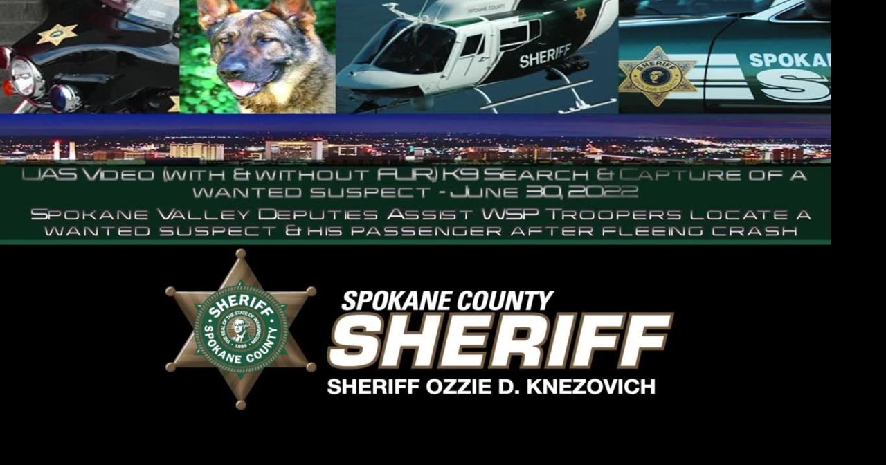 Spokane Valley Deputies use aerial drone footage to catch suspect