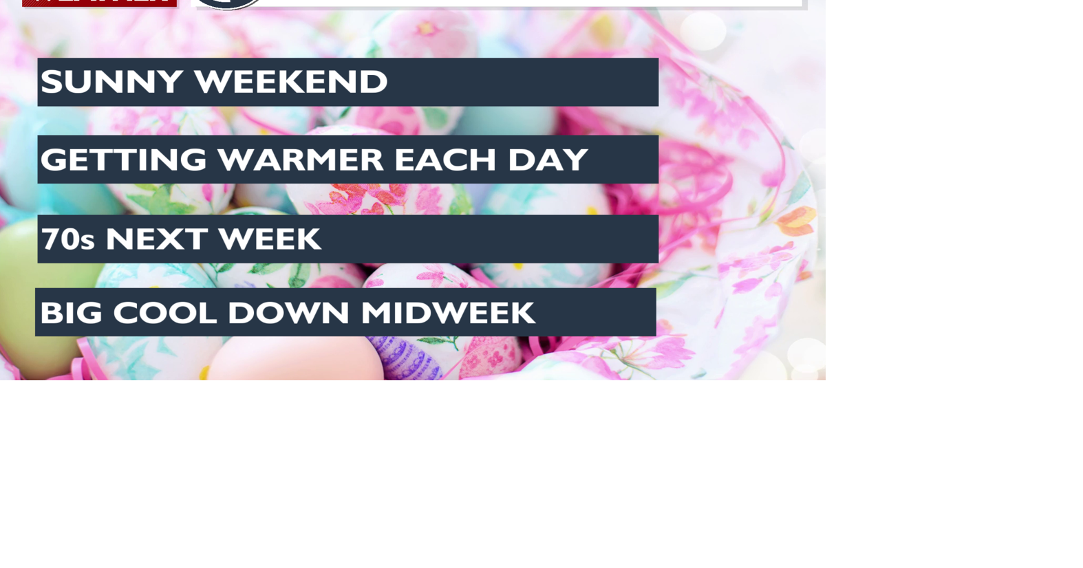 Sunshine and a warming trend for the weekend - Matt | Weather | kxly.com