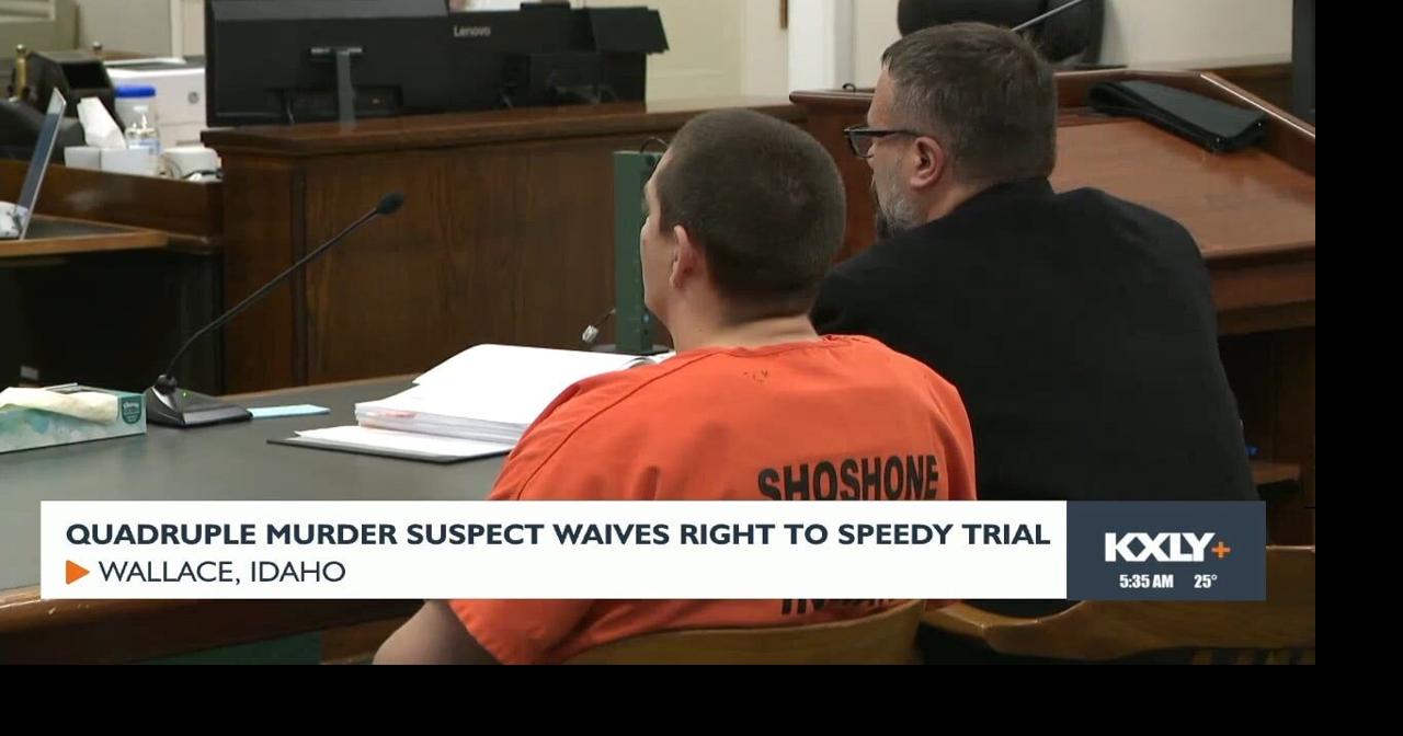 Quadruple Murder Suspect Waives Right To Speedy Trial Video 2157