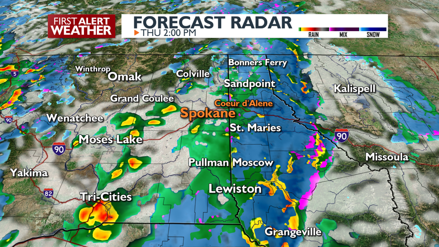 Clouds and showers today and Friday - Mark | Weather | kxly.com