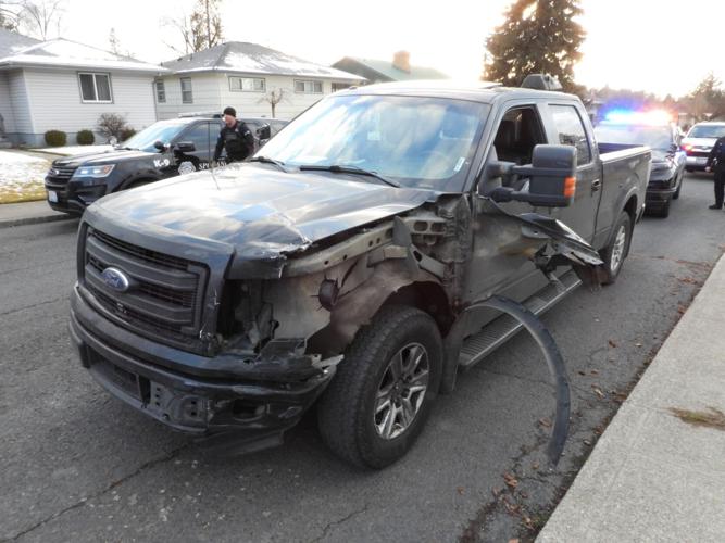 Suspect arrested for allegedly waving gun, crashing into patrol car ...