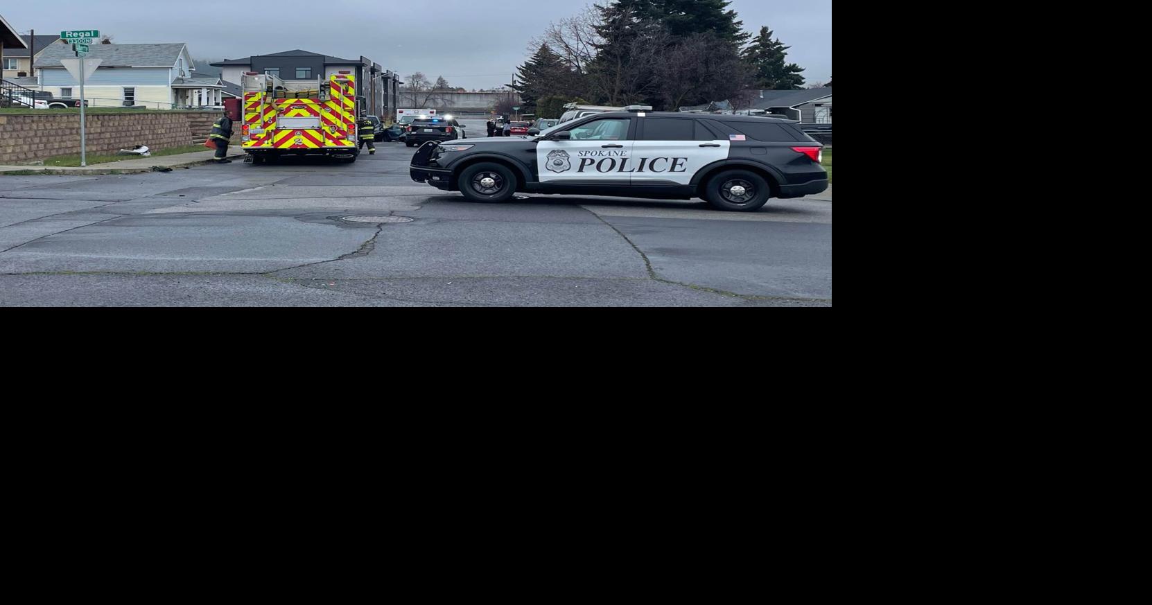 Spokane police and fire crews on scene of crash in Hillyard News