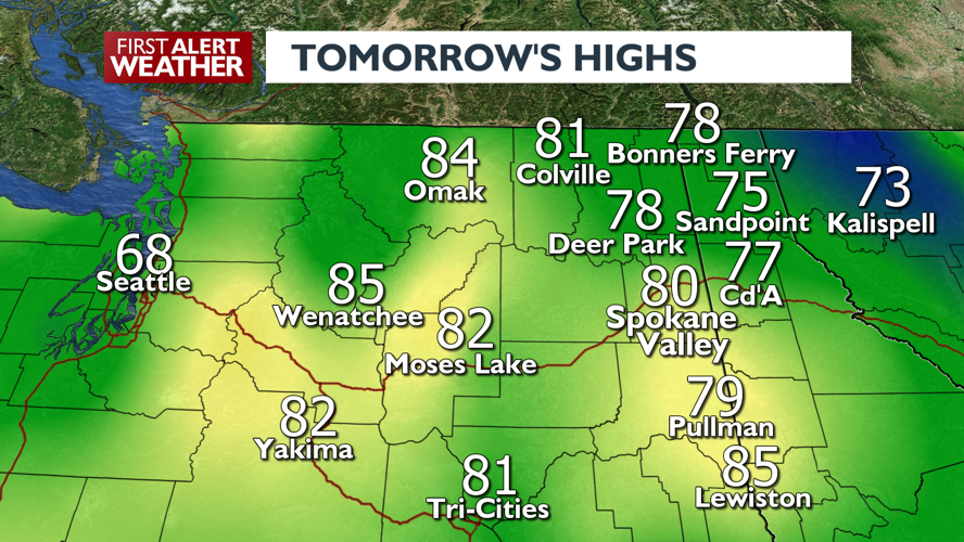 Well above average temperatures for the weekend – Mark | Forecast ...