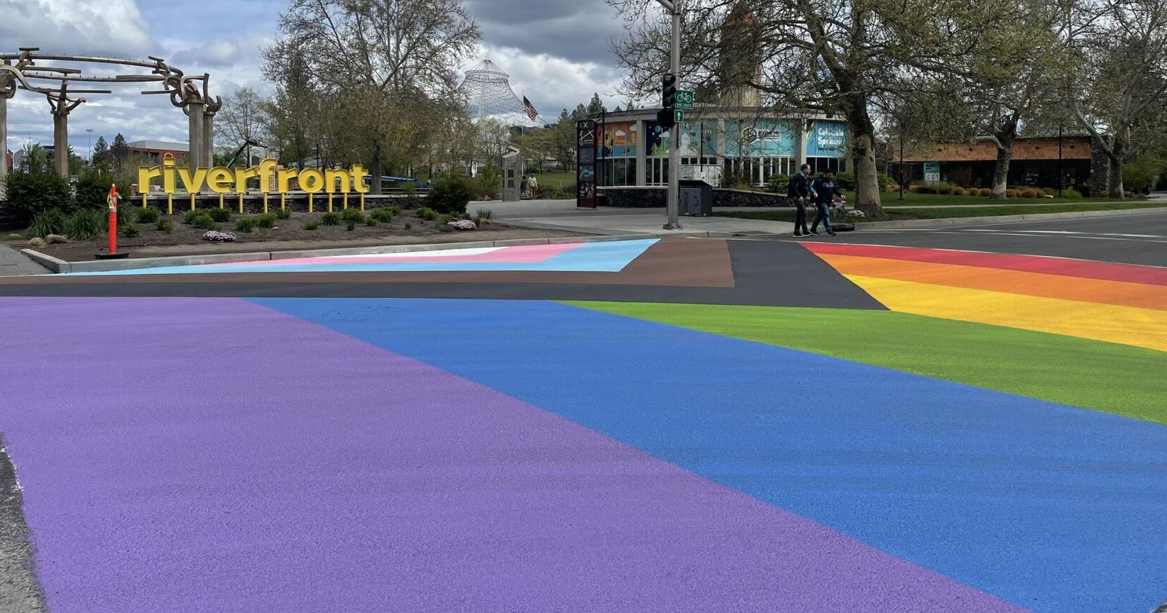 Who pays for the Pride crosswalk in downtown Spokane? - Vimarsana News