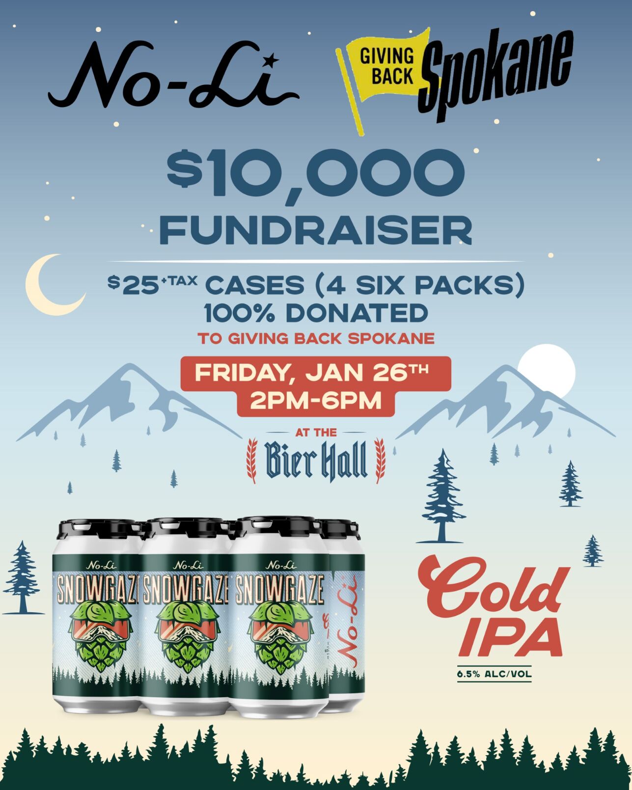 No Li Brewhouse and Rick Clark of Giving Back Spokane teaming up