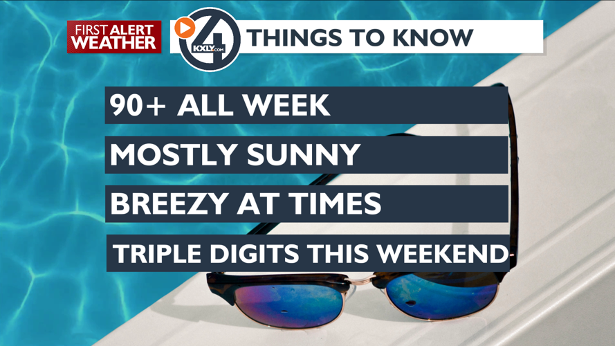 Triple digit temperatures are on the way – Mark | Forecast | kxly.com