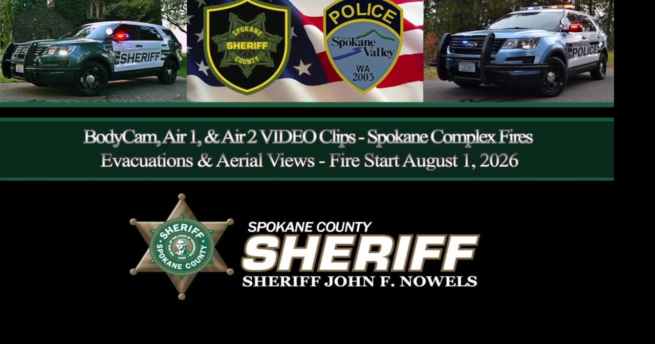 Body camera footage shows Spokane County deputies' rapid response during Spokane Complex Fire evacuation