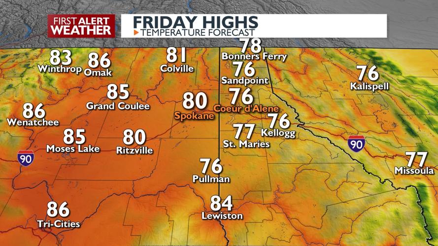 🌞Warm, sunny Friday with highs in the upper 70s and low 80s - Kris ...
