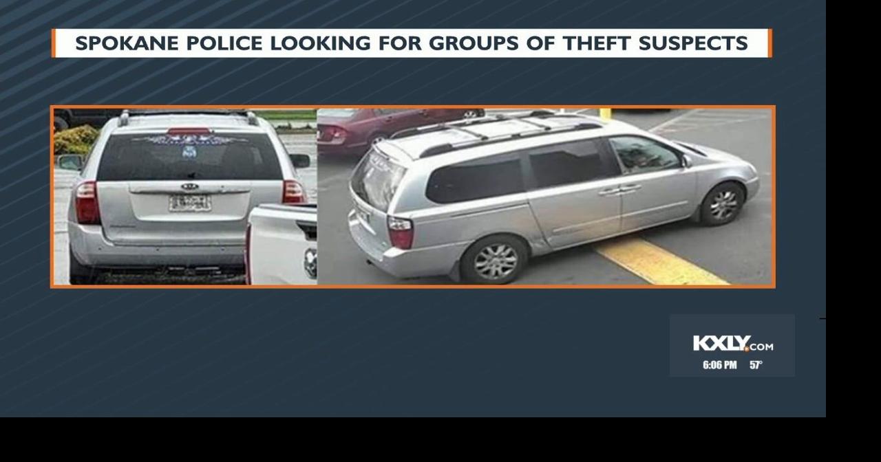 Spokane police looking for groups of theft suspects | News | kxly.com