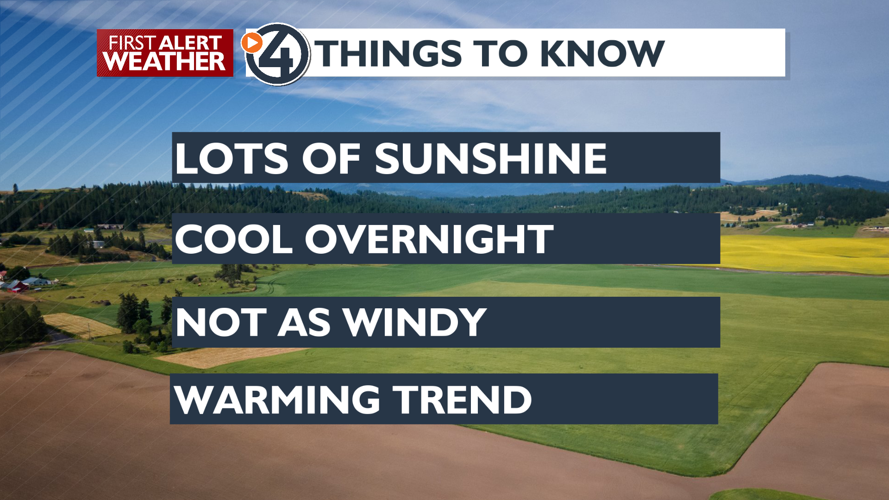 Sunny and mild to sunny and warmer on Wednesday - Mark | Weather | kxly.com