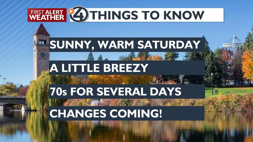 Sunny and breezy on another unseasonably warm Saturday – Kris ...