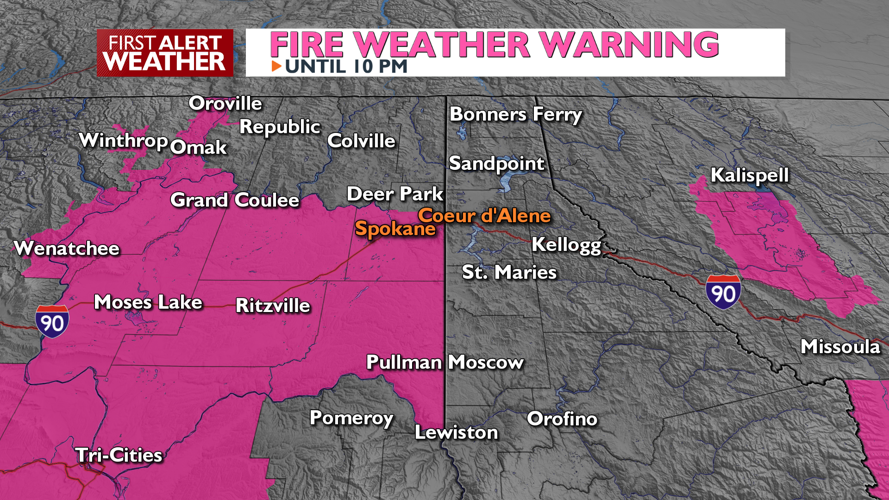 Gusty winds and fire weather tonight before a calmer Monday - Matt ...