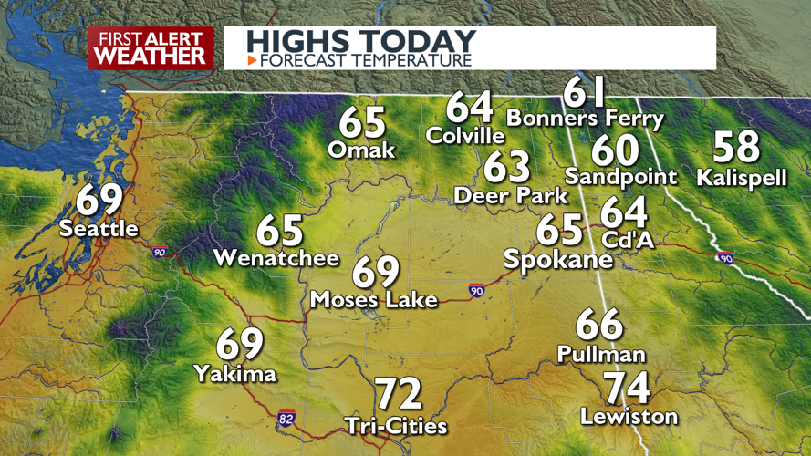 Partly cloudy and very mild today – Mark | Forecast | kxly.com