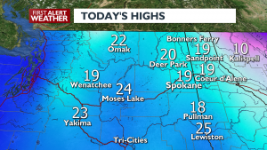 Cold and breezy with snow to the south – Mark | Forecast | kxly.com