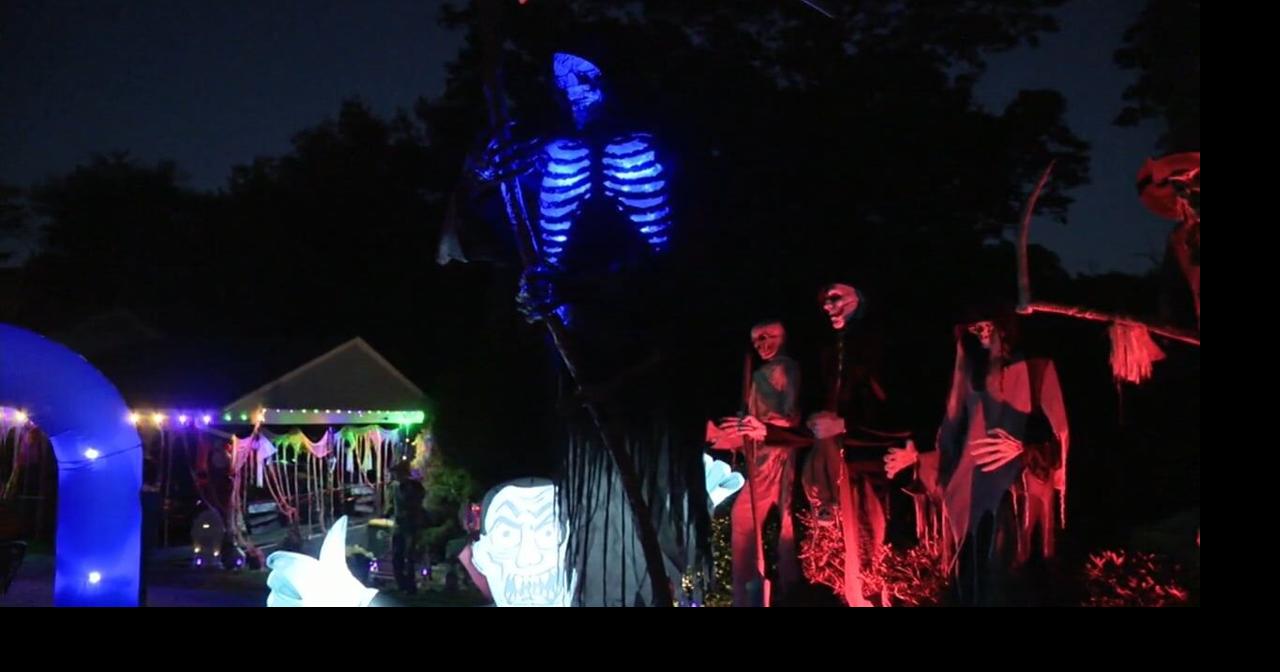 12yearold uses Halloween display to raise money for Autism awareness