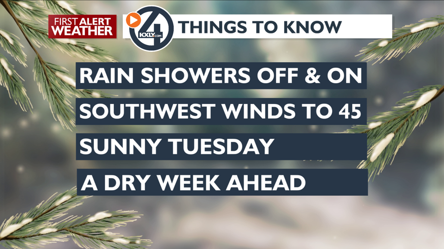 Rain and winds today, calmer and cooler Tuesday – Mark | Forecast ...