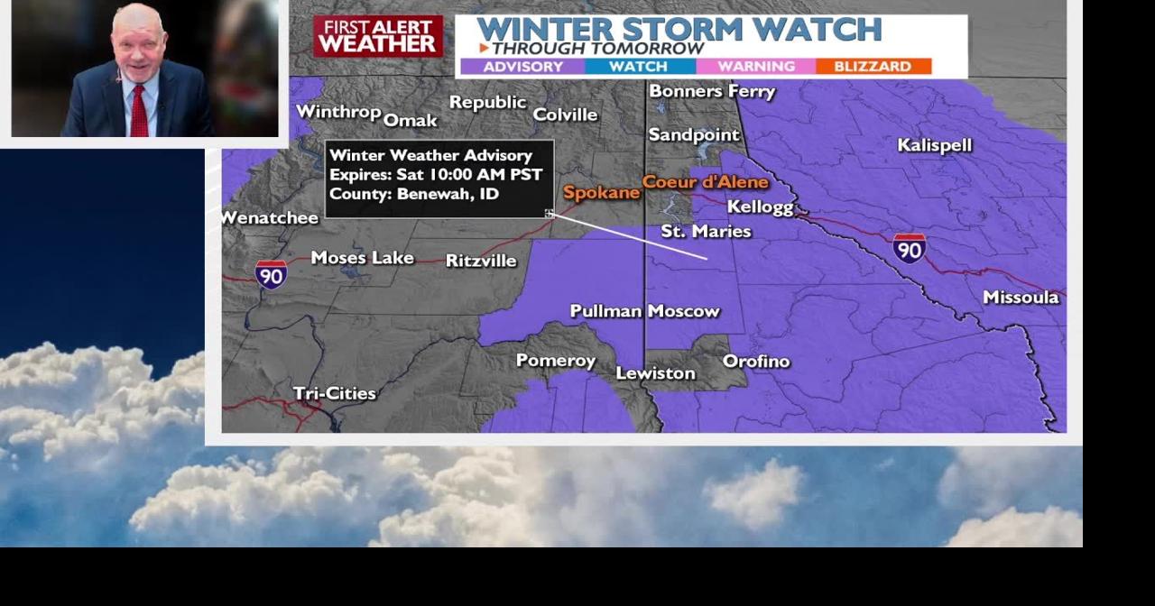 Spokane and Coeur d'Alene forecast through the Weekend | Video | kxly.com
