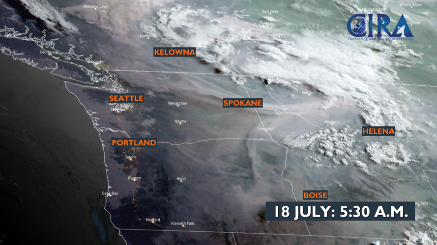 Hazy skies continue on Friday as fire season heats up | Firewatch ...