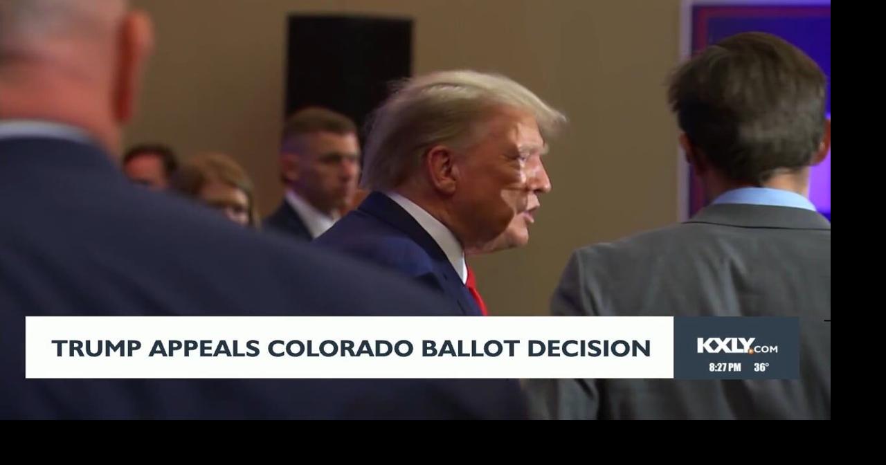 Trump appeals Colorado ballot decision Video